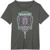 imageStar Wars The Mandalorian Season 3 Grogu Fierce Warrior N1 TShirtAsphalt Grey