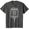 imageStar Wars The Mandalorian Season 3 Grogu Fierce Warrior N1 TShirtAsphalt Grey
