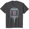imageStar Wars The Mandalorian Season 3 Grogu Fierce Warrior N1 TShirtDark Heather Grey