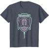 imageStar Wars The Mandalorian Season 3 Grogu Fierce Warrior N1 TShirtHeather Blue