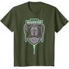 imageStar Wars The Mandalorian Season 3 Grogu Fierce Warrior N1 TShirtOlive Green