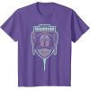 imageStar Wars The Mandalorian Season 3 Grogu Fierce Warrior N1 TShirtPurple Heather