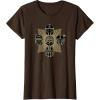 imageStar Wars The Mandalorian Season 3 Grogu Mandalore Warriors TShirtBrown