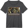 imageStar Wars The Mandalorian Season 3 Grogu in IG12 Yes Yes No TShirtDark Heather Grey