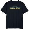imageStar Wars The Mandalorian Season 3 Logo Grogu Disney TShirtBlack