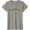 imageStar Wars The Mandalorian Season 3 Logo Grogu Disney TShirtSlate Grey