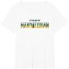 imageStar Wars The Mandalorian Season 3 Logo Grogu Disney TShirtWhite