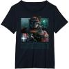 imageStar Wars The Mandalorian Season 3 Paz Vizsla Battles TShirtBlack