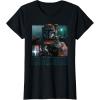 imageStar Wars The Mandalorian Season 3 Paz Vizsla Battles TShirtBlack
