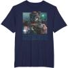 imageStar Wars The Mandalorian Season 3 Paz Vizsla Battles TShirtNavy Blue