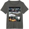 imageStar Wars The Mandalorian Season 3 Pirate Battle Concept Art TShirtAsphalt Grey