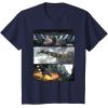 imageStar Wars The Mandalorian Season 3 Pirate Battle Concept Art TShirtNavy Blue