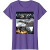 imageStar Wars The Mandalorian Season 3 Pirate Battle Concept Art TShirtPurple Heather