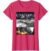 imageStar Wars The Mandalorian Season 3 Pirate Battle Concept Art TShirtRed Heather