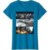 imageStar Wars The Mandalorian Season 3 Pirate Battle Concept Art TShirtSapphire Blue