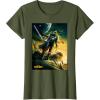 imageStar Wars The Mandalorian Season 3 Poster Design TShirtOlive Green
