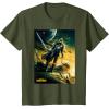 imageStar Wars The Mandalorian Season 3 Poster Design TShirtOlive Green