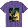 imageStar Wars The Mandalorian Season 3 Poster Design TShirtPurple Heather
