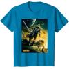 imageStar Wars The Mandalorian Season 3 Poster Design TShirtSapphire Blue