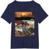 imageStar Wars The Mandalorian Season 3 Raptor Rescue Concept Art TShirtNavy Blue