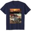 imageStar Wars The Mandalorian Season 3 Raptor Rescue Concept Art TShirtNavy Blue