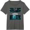 imageStar Wars The Mandalorian Season 3 StarCrossed Lovers TShirtAsphalt Grey
