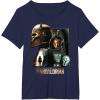 imageStar Wars The Mandalorian Season 3 the Armorer and BoKatan TShirtNavy Blue