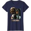 imageStar Wars The Mandalorian Season 3 the Armorer and BoKatan TShirtNavy Blue