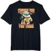 imageStar Wars The Mandalorian Stronger Than You Think Vintage TShirtBlack