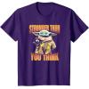 imageStar Wars The Mandalorian Stronger Than You Think Vintage TShirtPurple