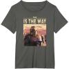 imageStar Wars The Mandalorian The Armorer This Is The Way Logo TShirtAsphalt Grey