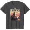 imageStar Wars The Mandalorian The Armorer This Is The Way Logo TShirtDark Heather Grey