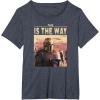 imageStar Wars The Mandalorian The Armorer This Is The Way Logo TShirtHeather Blue