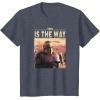 imageStar Wars The Mandalorian The Armorer This Is The Way Logo TShirtHeather Blue