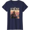 imageStar Wars The Mandalorian The Armorer This Is The Way Logo TShirtNavy Blue