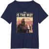 imageStar Wars The Mandalorian The Armorer This Is The Way Logo TShirtNavy Blue