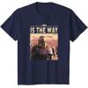 imageStar Wars The Mandalorian The Armorer This Is The Way Logo TShirtNavy Blue