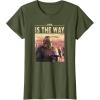 imageStar Wars The Mandalorian The Armorer This Is The Way Logo TShirtOlive Green