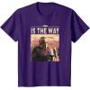 imageStar Wars The Mandalorian The Armorer This Is The Way Logo TShirtPurple
