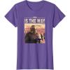 imageStar Wars The Mandalorian The Armorer This Is The Way Logo TShirtPurple Heather