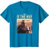 imageStar Wars The Mandalorian The Armorer This Is The Way Logo TShirtSapphire Blue