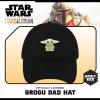 imageStar Wars The Mandalorian The Child Cotton Adjustable Baseball Cap Grogu Dad HatBlack  Cartoon
