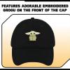 imageStar Wars The Mandalorian The Child Cotton Adjustable Baseball Cap Grogu Dad HatBlack  Cartoon