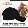 imageStar Wars The Mandalorian The Child Cotton Adjustable Baseball Cap Grogu Dad HatBlack  Cartoon