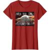 imageStar Wars The Mandalorian The Child When Your Song Comes On TShirtCranberry Red