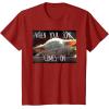 imageStar Wars The Mandalorian The Child When Your Song Comes On TShirtCranberry Red