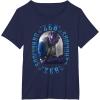 imageStar Wars The Mandalorian Zeb Orrelios Vintage Portrait TShirtNavy Blue