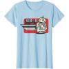 imageStar Wars The Rise Of Skywalker Retro Line BB8 TShirtBaby Blue