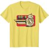 imageStar Wars The Rise Of Skywalker Retro Line BB8 TShirtLemon Yellow