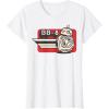 imageStar Wars The Rise Of Skywalker Retro Line BB8 TShirtWhite